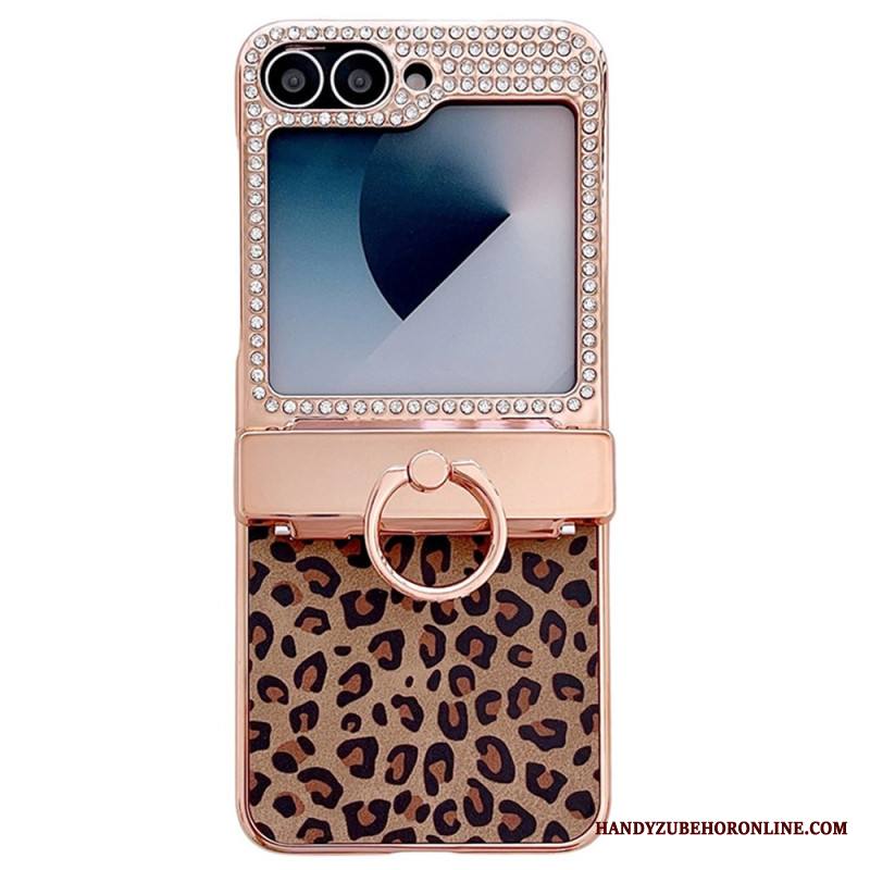 Kuori Samsung Galaxy Z Flip 7 Fe Leopardikuvio Suojakuori