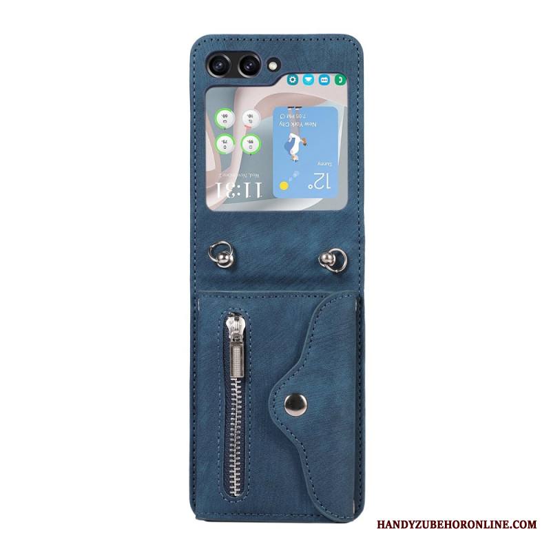 Kuori Samsung Galaxy Z Flip 7 Fe Lompakko Ja Olkahihna