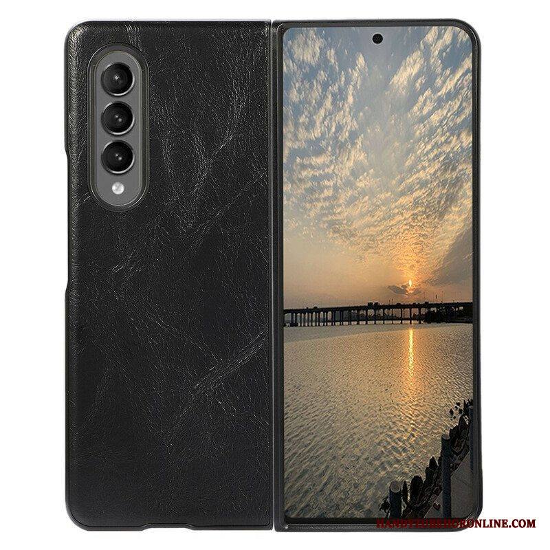 Kuori Samsung Galaxy Z Fold 3 5G Ensiluokkainen Keinonahka