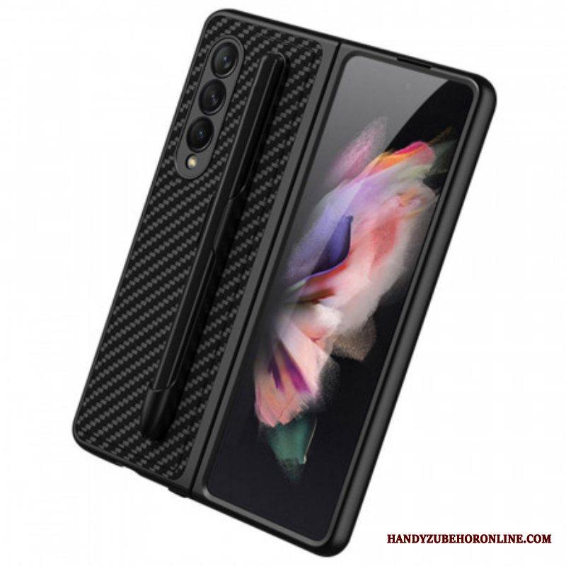 Kuori Samsung Galaxy Z Fold 3 5G Hiilikuitukynän Pidike Gkk