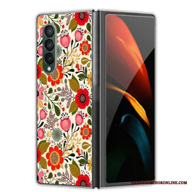Kuori Samsung Galaxy Z Fold 3 5G Kukkainen Kuvakudos