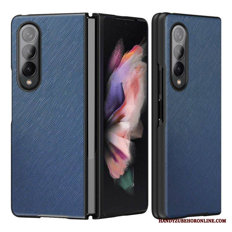 Kuori Samsung Galaxy Z Fold 3 5G Teksturoitu Nahka
