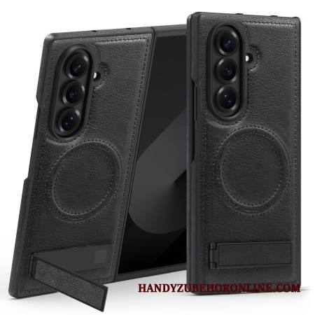 Kuori Samsung Galaxy Z Fold 7 Magsafe-nahkaefekti Ja Jalusta