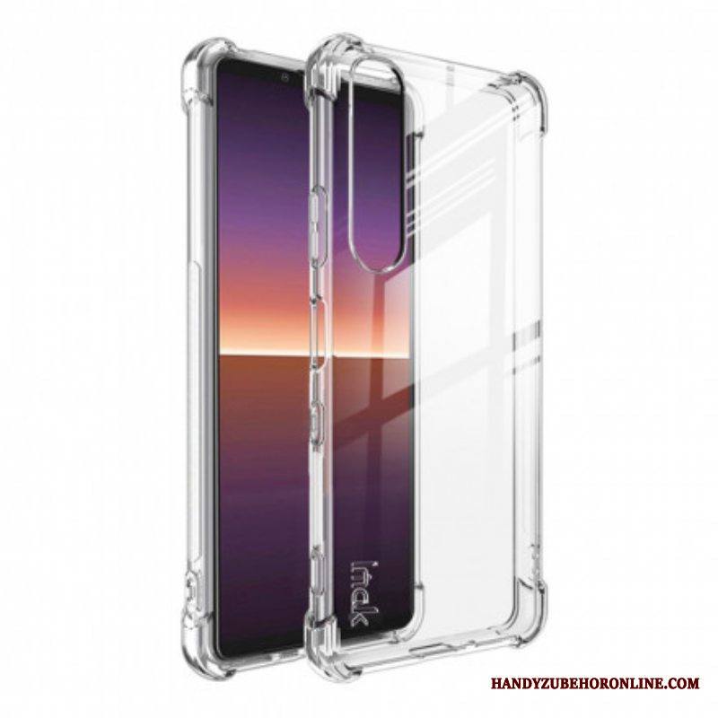 Kuori Sony Xperia 1 III Läpinäkyvä Imak Screen Filmillä