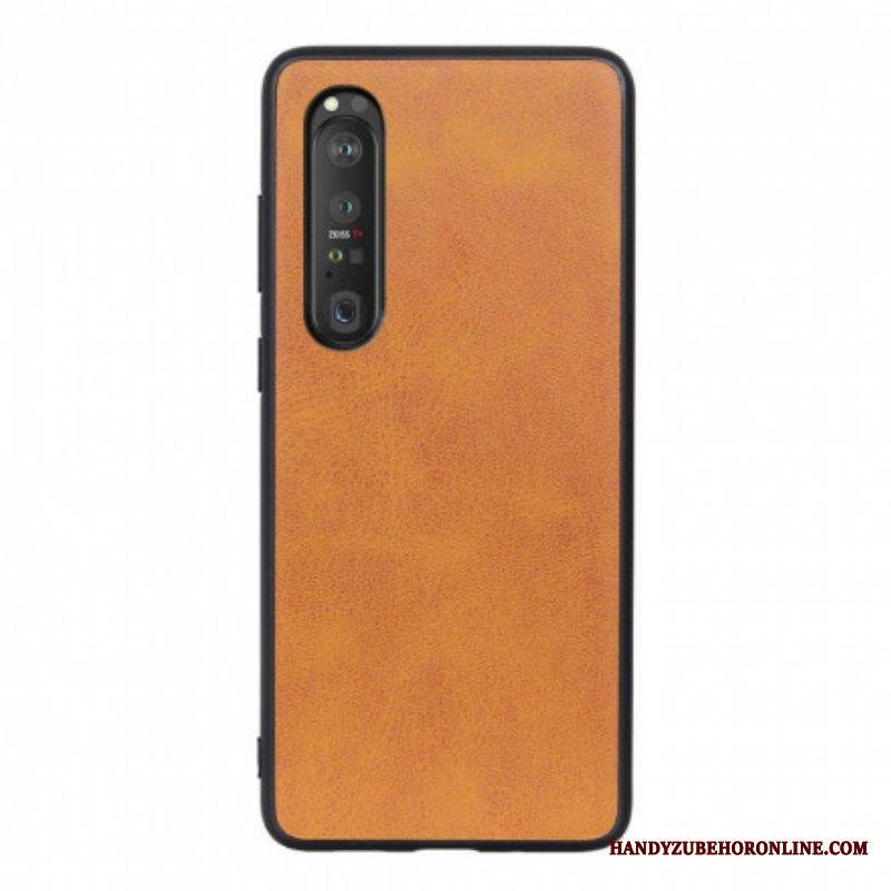 Kuori Sony Xperia 1 III Nahkaefekti