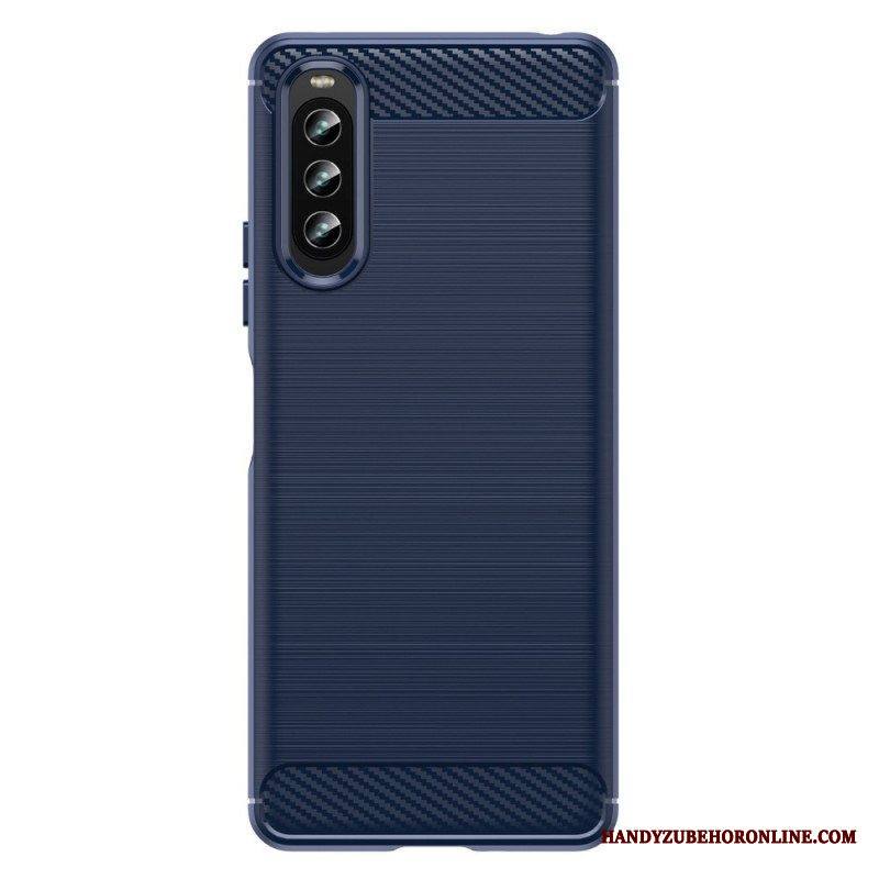 Kuori Sony Xperia 10 IV Harjattua Hiilikuitua