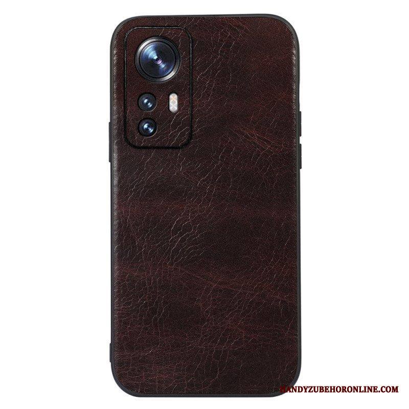 Kuori Xiaomi 12 / 12X Aitoa Nahkaa