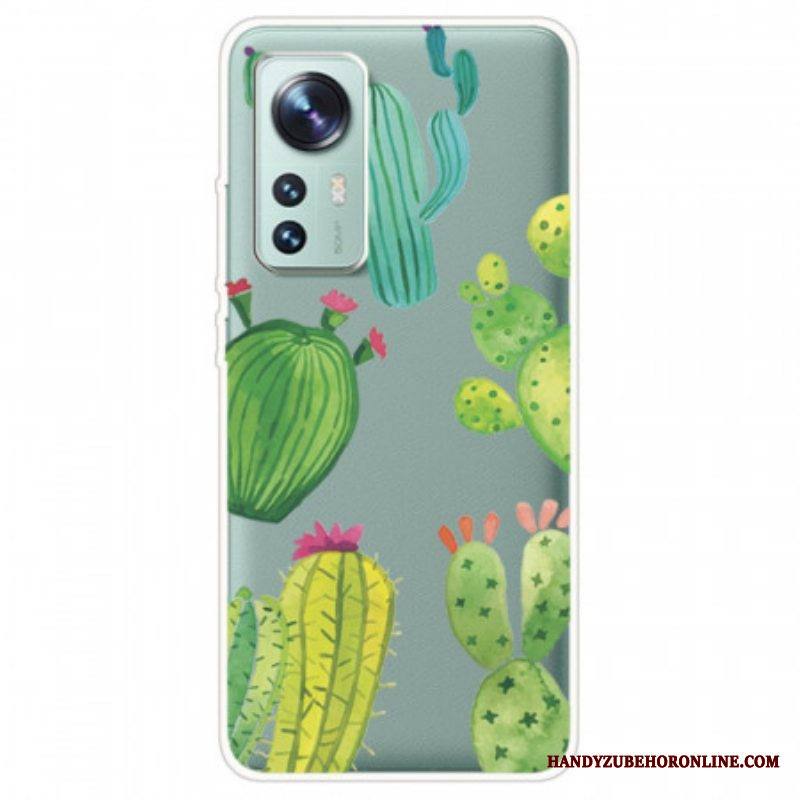 Kuori Xiaomi 12 / 12X Akvarelli Kaktukset