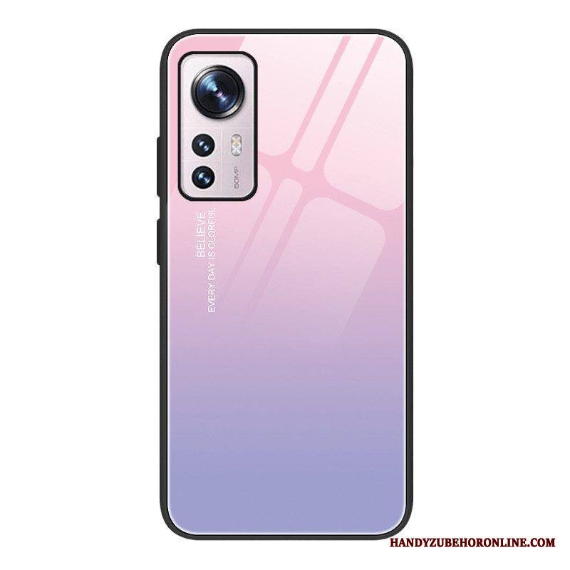 Kuori Xiaomi 12 / 12X Gradientti Karkaistu Lasi