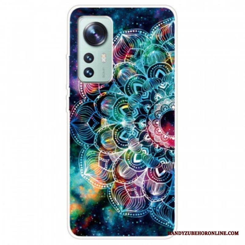 Kuori Xiaomi 12 Pro Silikoni Mandala Design