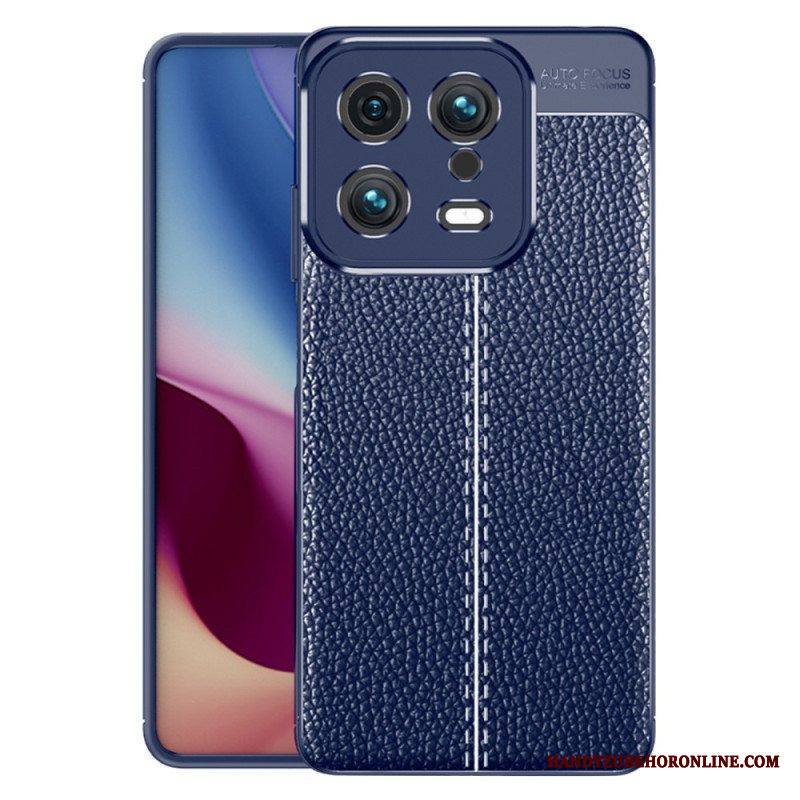 Kuori Xiaomi 13 Kaksilinjainen Litsi-nahkaefekti