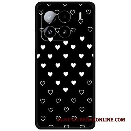 Kuori Xiaomi 15 Pro Valkoiset Sydämet