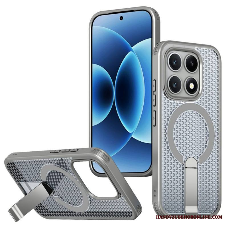 Kuori Xiaomi 17 Magneettinen Ruudukkokuvio Ja Tukijalka