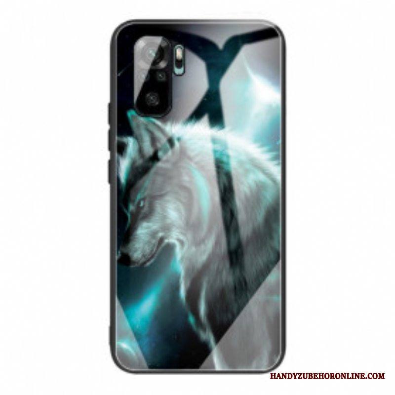 Kuori Xiaomi Redmi Note 10 / 10S Tempered Glass Wolf