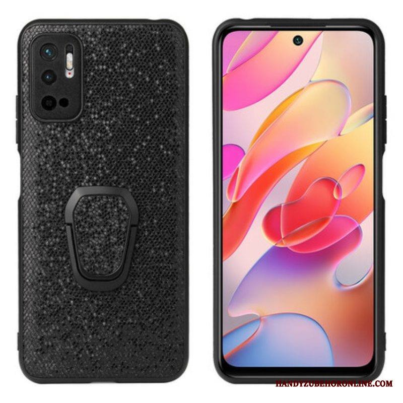 Kuori Xiaomi Redmi Note 10 5G Glitter Ring-kiinnike