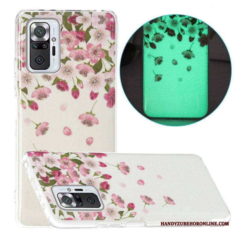 Kuori Xiaomi Redmi Note 10 Pro Fluoresoiva Kukka-sarja