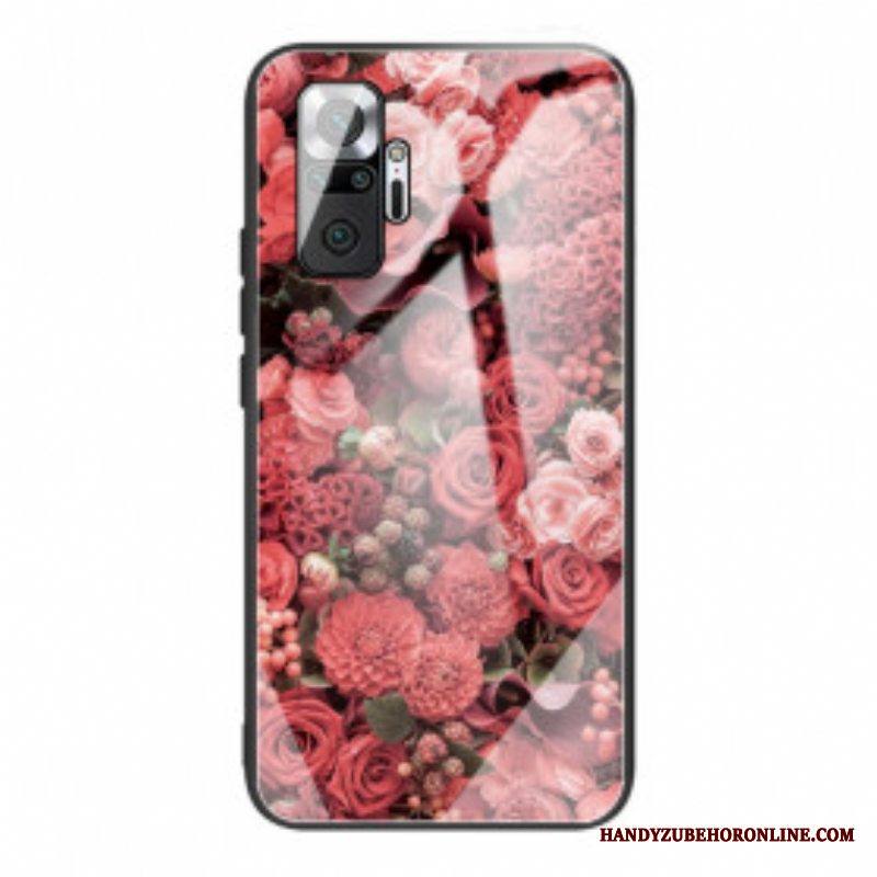 Kuori Xiaomi Redmi Note 10 Pro Rose Flowers Karkaistu Lasi