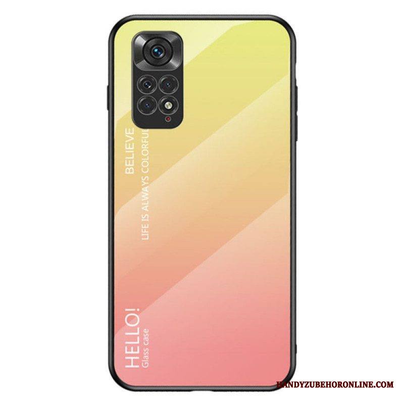 Kuori Xiaomi Redmi Note 11 / 11S Karkaistu Lasi Hello