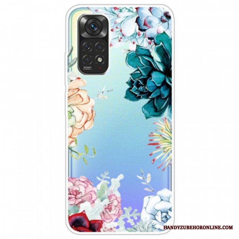 Kuori Xiaomi Redmi Note 11 Pro / 11 Pro 5G Akvarelli Kukkia