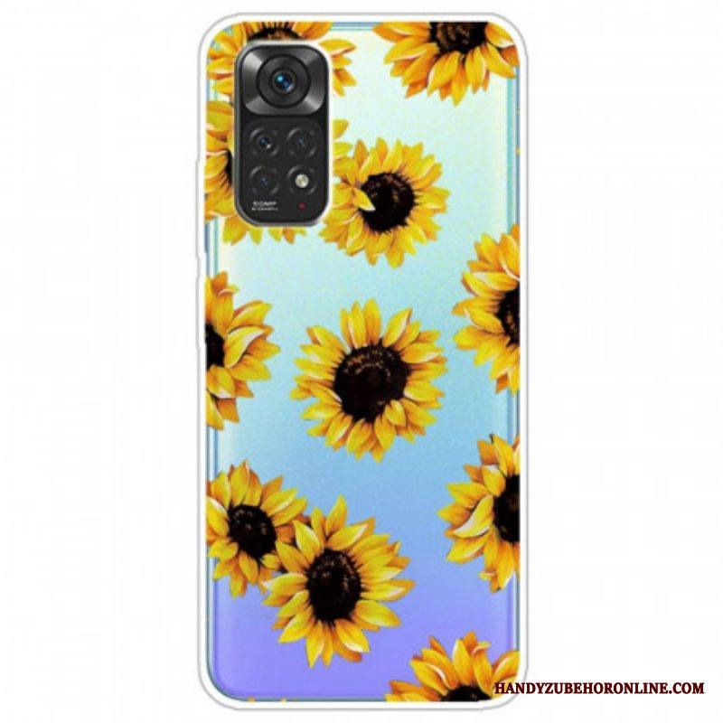 Kuori Xiaomi Redmi Note 11 Pro / 11 Pro 5G Auringonkukat