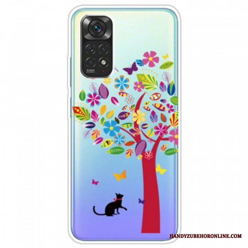 Kuori Xiaomi Redmi Note 11 Pro / 11 Pro 5G Kissa Värikäs Puun Alla