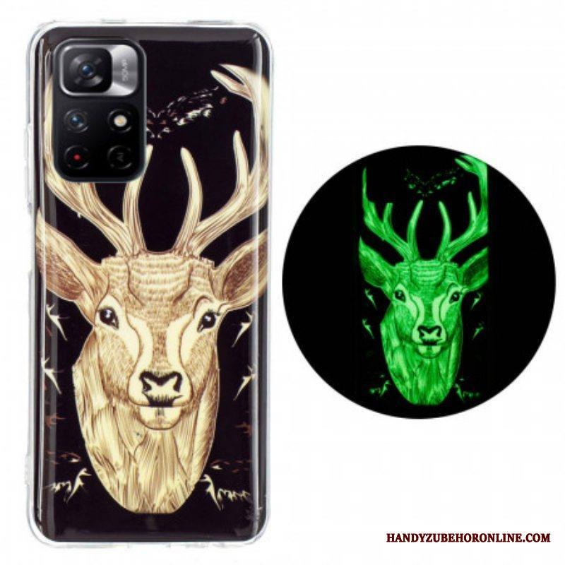 Kuori Xiaomi Redmi Note 11 Pro Plus 5G Fluoresoiva Majestic Deer