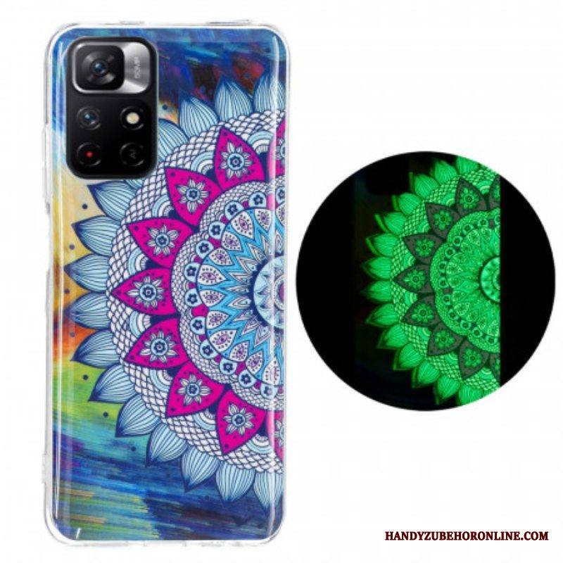 Kuori Xiaomi Redmi Note 11 Pro Plus 5G Fluoresoiva Värillinen Mandala