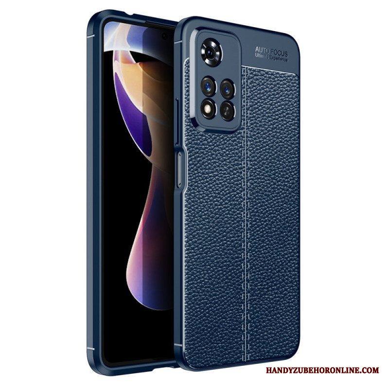 Kuori Xiaomi Redmi Note 11 Pro Plus 5G Kaksilinjainen Litsi-nahkaefekti
