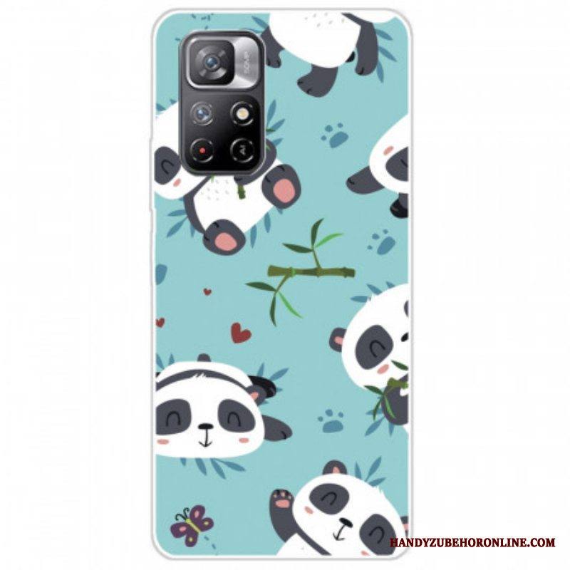 Kuori Xiaomi Redmi Note 11 Pro Plus 5G Silikoninen Pandajoukko