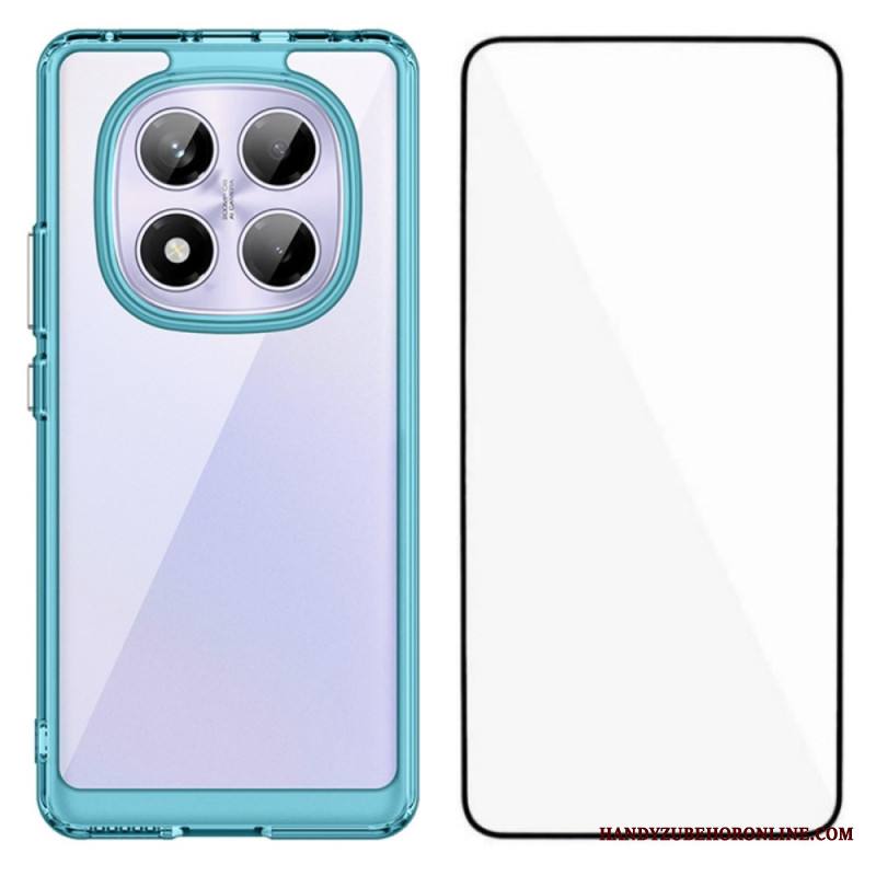 Kuori Xiaomi Redmi Note 14 Pro 4g Hybridi Karkaistulla Lasisella Näytönsuojalla Suojakuori