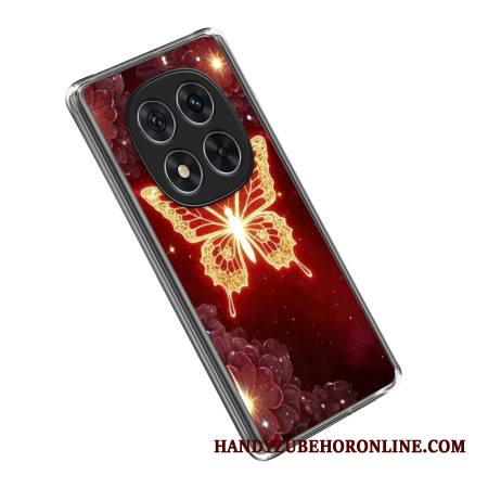 Kuori Xiaomi Redmi Note 14 Pro 4g Kultainen Perhonen Suojakuori