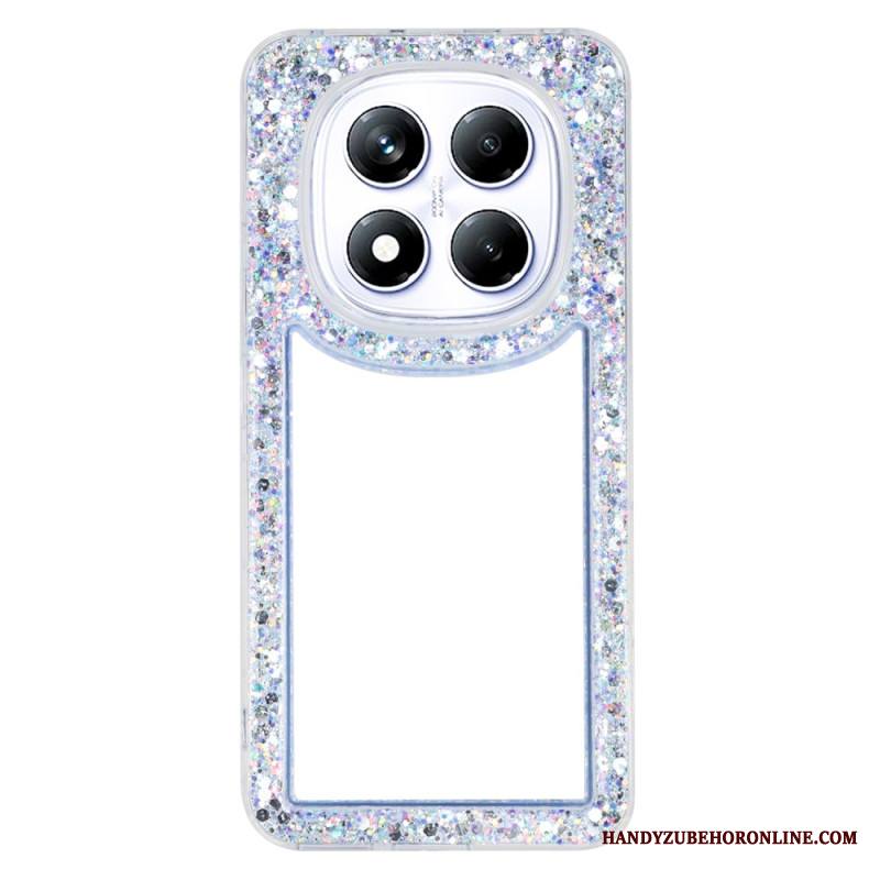 Kuori Xiaomi Redmi Note 14 Pro 4g Läpinäkyvä Kimaltelevilla Reunoilla Suojakuori