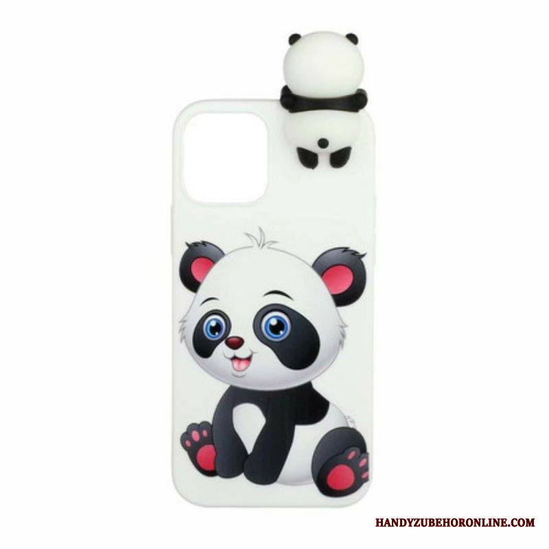 Kuori iPhone 13 Mini 3d Söpö Panda