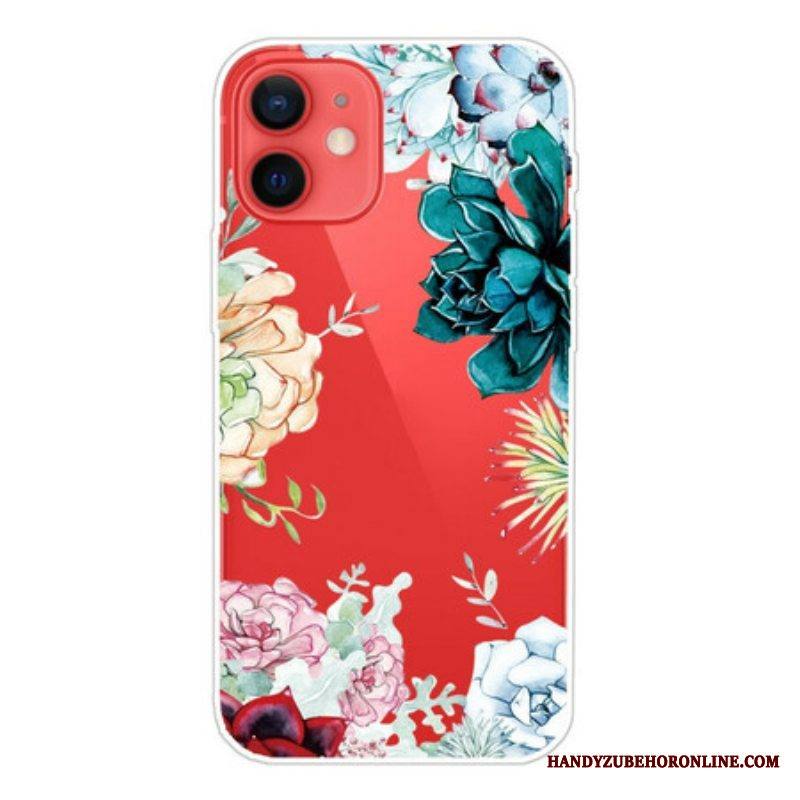 Kuori iPhone 13 Mini Akvarelli Kukkia