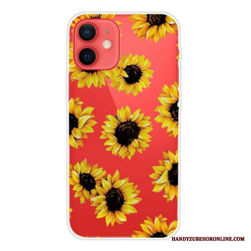 Kuori iPhone 13 Mini Auringonkukat