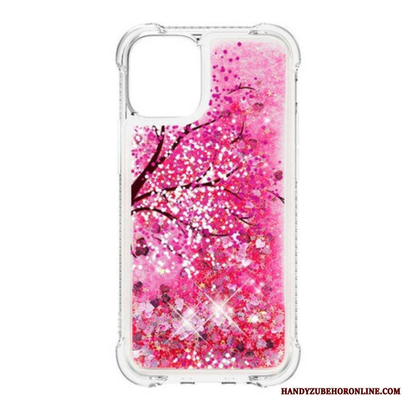 Kuori iPhone 13 Mini Glitter Tree