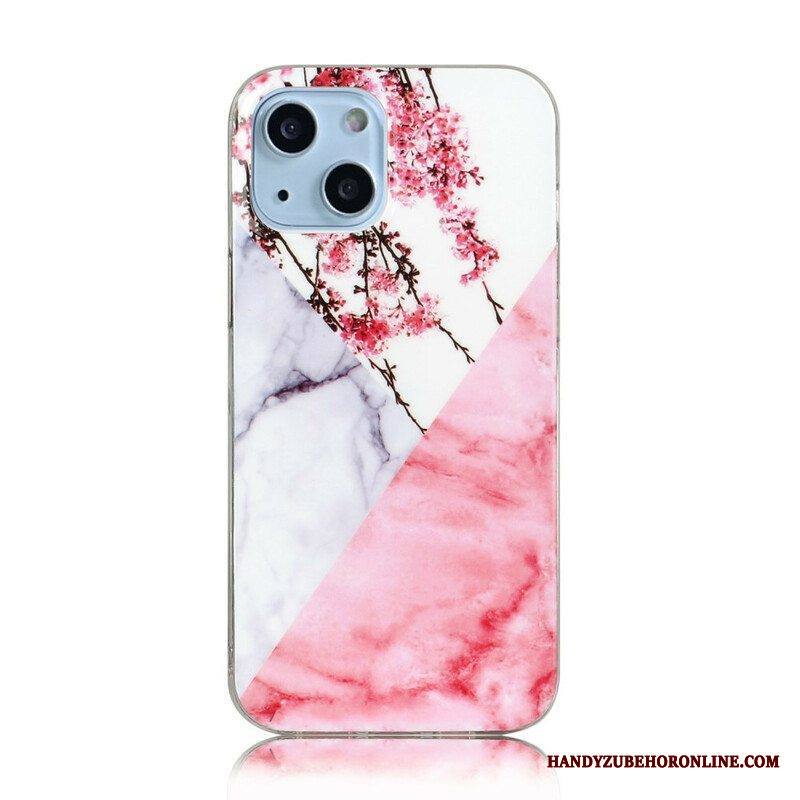 Kuori iPhone 13 Mini Marmori Geometriat