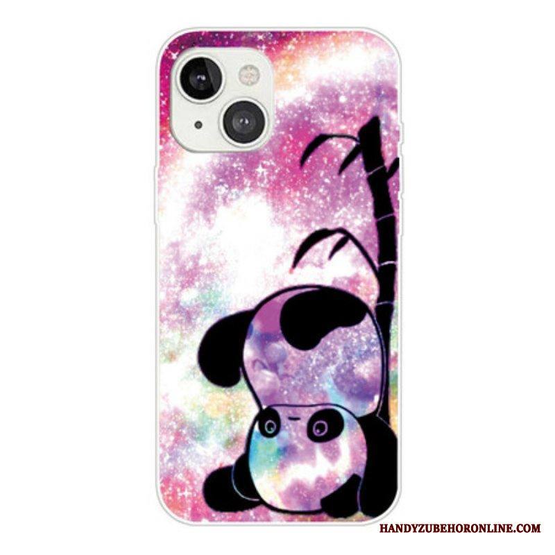 Kuori iPhone 13 Mini Panda Ja Bambu