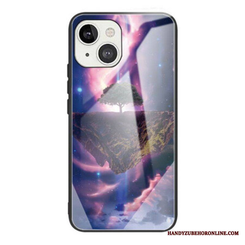 Kuori iPhone 13 Mini World Tree Karkaistu Lasi