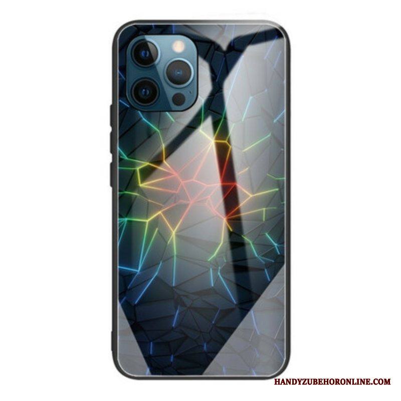 Kuori iPhone 13 Pro Geometria Karkaistu Lasi