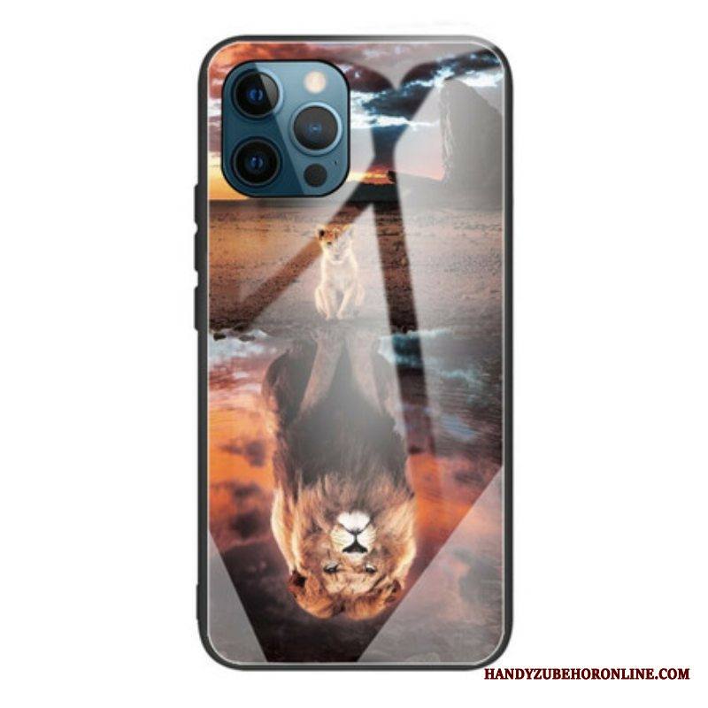Kuori iPhone 13 Pro Lion Cub's Dream Karkaistu Lasi