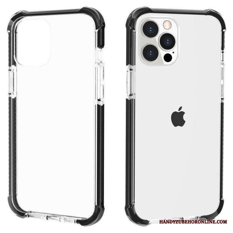Kuori iPhone 13 Pro Läpinäkyvät Silikonireunat