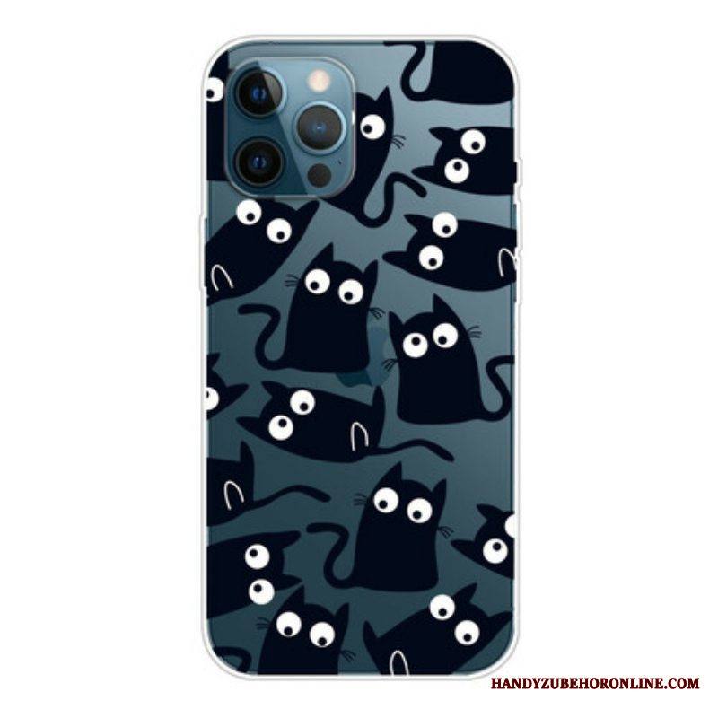 Kuori iPhone 13 Pro Max Mustat Hiiret