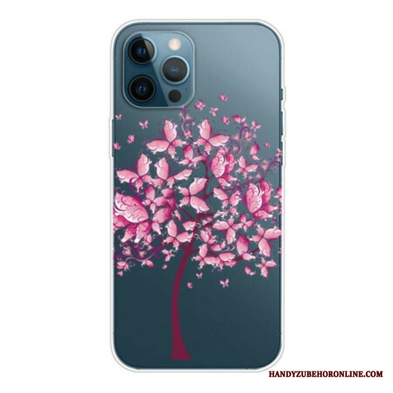 Kuori iPhone 13 Pro Max Pinkki Puun Latva