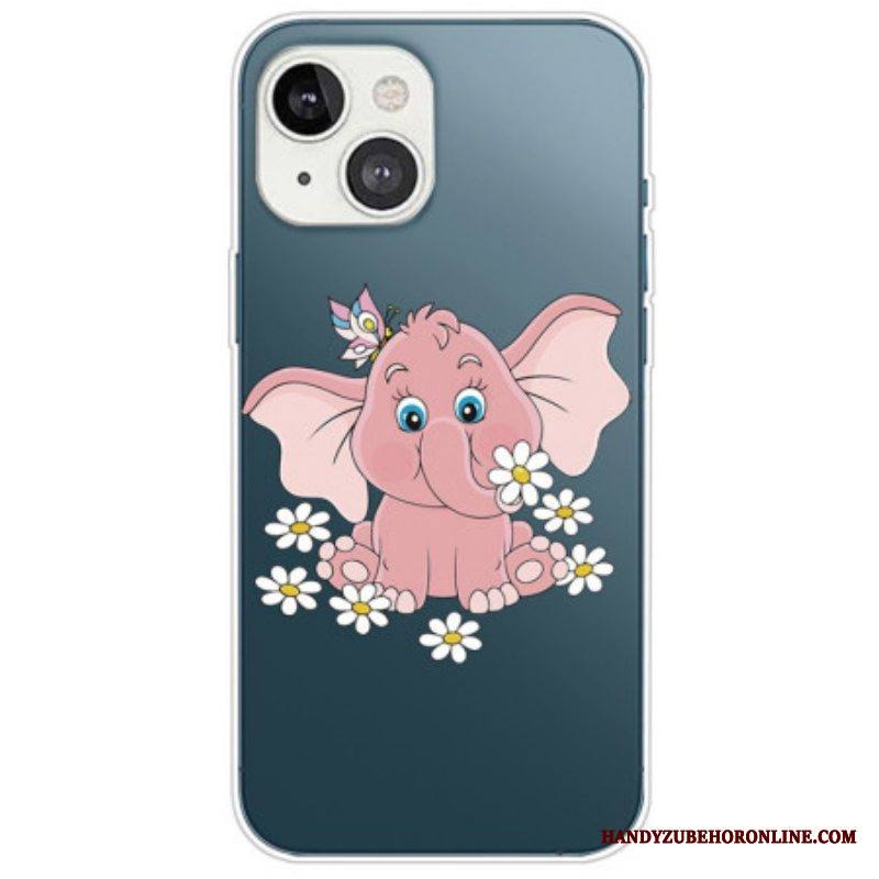 Kuori iPhone 14 Plus Saumaton Vaaleanpunainen Norsu