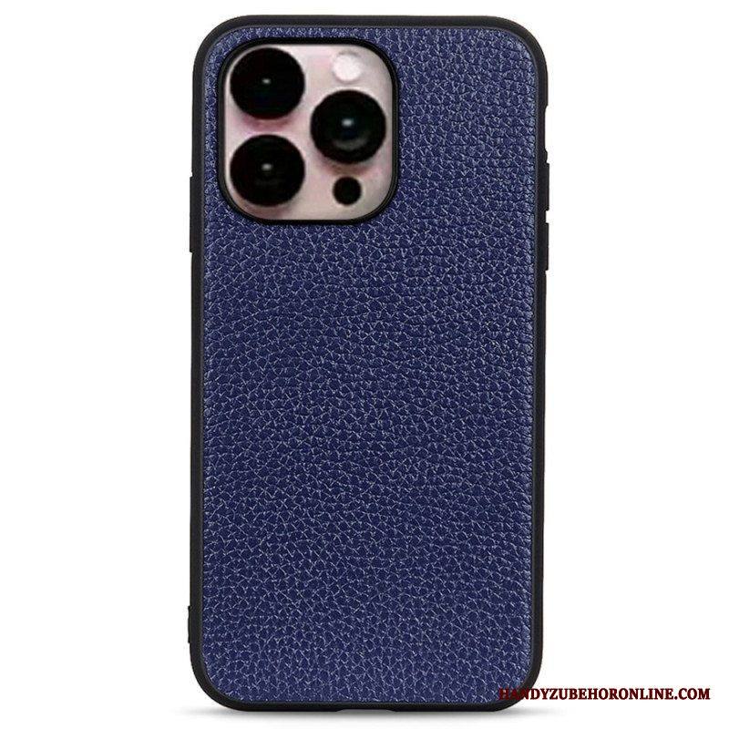 Kuori iPhone 14 Pro Max Aitoa Litsi-nahkaa