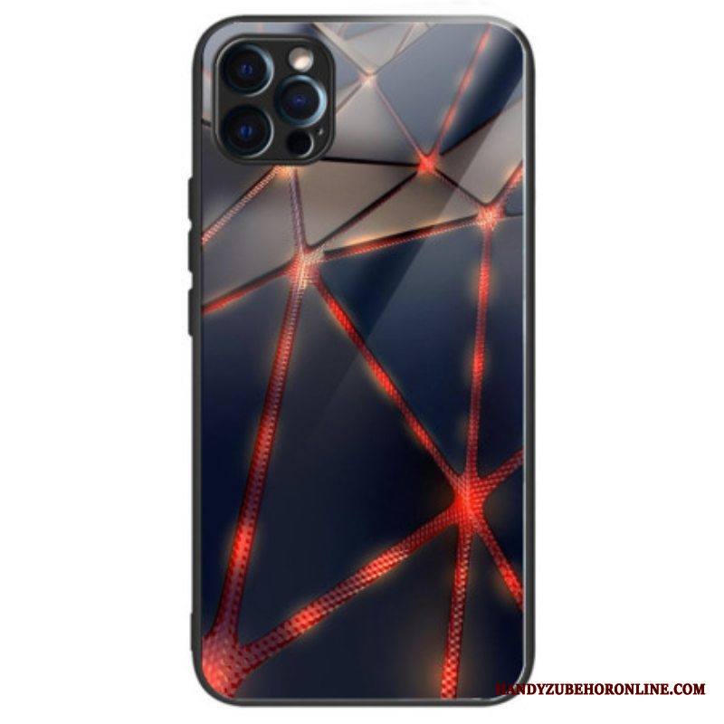 Kuori iPhone 14 Pro Max Red Line Karkaistu Lasi