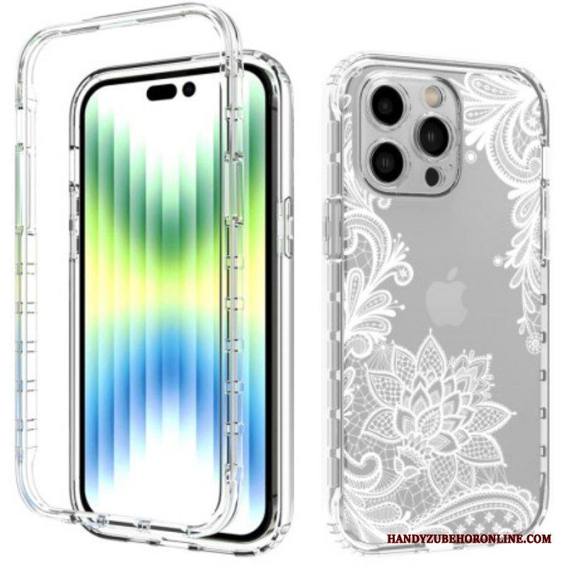 Kuori iPhone 14 Pro Max Vahvistettu Pitsi