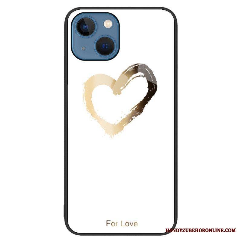 Kuori iPhone 15 Plus Karkaistu Sydänlasi