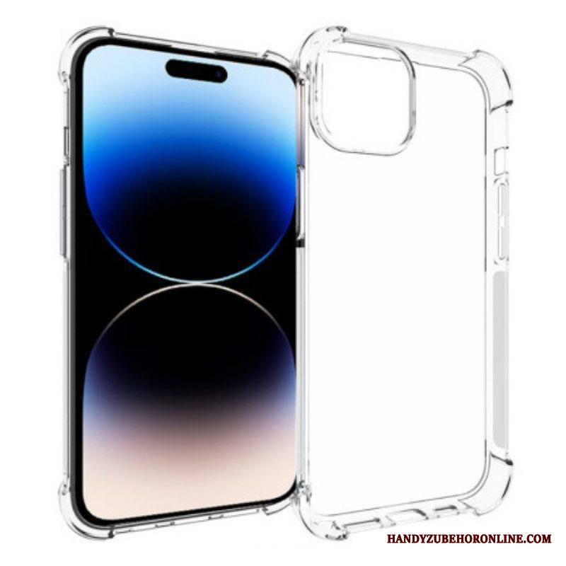Kuori iPhone 15 Plus Läpinäkyvät Vahvistetut Kulmat